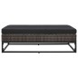 vidaXL Set Divani da Giardino 5 pz con Cuscini in Polyrattan Grigio