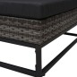 vidaXL Set Divani da Giardino 5 pz con Cuscini in Polyrattan Grigio