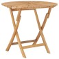 vidaXL Tavolo da Giardino Pieghevole Ø 85 cm Legno Massello di Teak vidaXL Tavolo da Giardino Pieghevole Ø 85 cm Legno Massello di Teak
