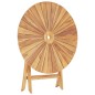 vidaXL Tavolo da Giardino Pieghevole Ø 85 cm Legno Massello di Teak vidaXL Tavolo da Giardino Pieghevole Ø 85 cm Legno Massello di Teak