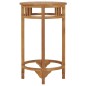 vidaXL Tavolino da Bar Ø 60 cm in Legno Massello di Teak