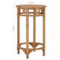 vidaXL Tavolino da Bar Ø 60 cm in Legno Massello di Teak