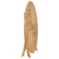 vidaXL Tavolo da Giardino Pieghevole Ø 120 cm in Legno di Teak