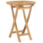 vidaXL Tavolo da Giardino Pieghevole Ø 60 cm Legno Massello di Teak vidaXL Tavolo da Giardino Pieghevole Ø 60 cm Legno Massello di Teak