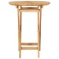 vidaXL Tavolo da Giardino Pieghevole Ø 60 cm Legno Massello di Teak vidaXL Tavolo da Giardino Pieghevole Ø 60 cm Legno Massello di Teak