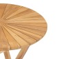 vidaXL Tavolo da Giardino Pieghevole Ø 60 cm Legno Massello di Teak vidaXL Tavolo da Giardino Pieghevole Ø 60 cm Legno Massello di Teak