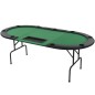 vidaXL Tavolo da Poker Piegabile in 3 per 9 Giocatori Ottagonale Verde vidaXL Tavolo da Poker Piegabile in 3 per 9 Giocatori Ottagonale Verde