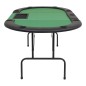 vidaXL Tavolo da Poker Piegabile in 3 per 9 Giocatori Ottagonale Verde vidaXL Tavolo da Poker Piegabile in 3 per 9 Giocatori Ottagonale Verde