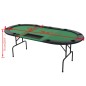 vidaXL Tavolo da Poker Piegabile in 3 per 9 Giocatori Ottagonale Verde vidaXL Tavolo da Poker Piegabile in 3 per 9 Giocatori Ottagonale Verde