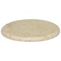 vidaXL Piano per Tavolo Crema Ø40x2,5 cm in Marmo vidaXL Piano per Tavolo Crema Ø40x2,5 cm in Marmo
