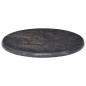vidaXL Piano per Tavolo Nero Ø50x2,5 cm in Marmo vidaXL Piano per Tavolo Nero Ø50x2,5 cm in Marmo