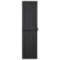vidaXL Armadio da Giardino Nero 65x45x172 cm in Rattan PP vidaXL Armadio da Giardino Nero 65x45x172 cm in Rattan PP