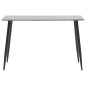 vidaXL Tavolo da Pranzo Grigio 120x60x75 cm in MDF vidaXL Tavolo da Pranzo Grigio 120x60x75 cm in MDF