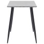 vidaXL Tavolo da Pranzo Grigio 120x60x75 cm in MDF vidaXL Tavolo da Pranzo Grigio 120x60x75 cm in MDF