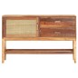 vidaXL Credenza 118x30x76 cm in Legno Massello di Recupero vidaXL Credenza 118x30x76 cm in Legno Massello di Recupero