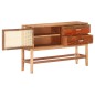 vidaXL Credenza 118x30x76 cm in Legno Massello di Recupero vidaXL Credenza 118x30x76 cm in Legno Massello di Recupero