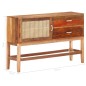 vidaXL Credenza 118x30x76 cm in Legno Massello di Recupero vidaXL Credenza 118x30x76 cm in Legno Massello di Recupero