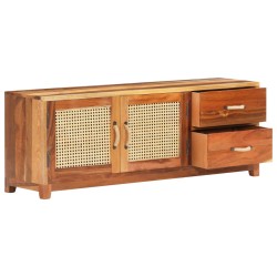 vidaXL Mobile Porta TV 120x30x45 cm in Legno Massello di Recupero