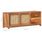 vidaXL Mobile Porta TV 120x30x45 cm in Legno Massello di Recupero vidaXL Mobile Porta TV 120x30x45 cm in Legno Massello di Recupero