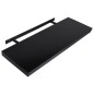 vidaXL Mensole a Muro Galleggianti 2 pz Nere 120x20x3,8 cm vidaXL Mensole a Muro Galleggianti 2 pz Nere 120x20x3,8 cm