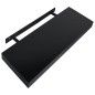 vidaXL Mensole a Muro Galleggianti 2 pz Nere 40x20x3,8 cm vidaXL Mensole a Muro Galleggianti 2 pz Nere 40x20x3,8 cm