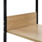 vidaXL Libreria Dritta Piccola Nero Rovere 33,5x39,6x79,7cm Truciolato vidaXL Libreria Dritta Piccola Nero Rovere 33,5x39,6x79,7cm Truciolato