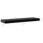 vidaXL Mensole a Muro Galleggianti 2 pz Nere 60x20x3,8 cm vidaXL Mensole a Muro Galleggianti 2 pz Nere 60x20x3,8 cm