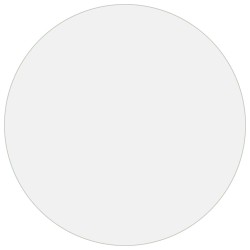vidaXL Protezione Tavolo Trasparente Ø 70 cm 2 mm PVC