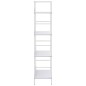 vidaXL Libreria a 4 Ripiani Bianca 60x27,6x124,5 cm in Truciolato vidaXL Libreria a 4 Ripiani Bianca 60x27,6x124,5 cm in Truciolato