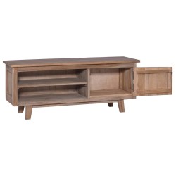 vidaXL Mobile Porta TV 100x30x40 cm in Legno Massello di Teak