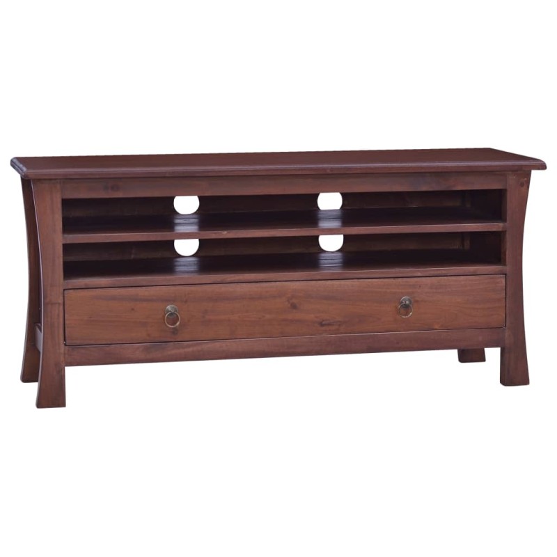 vidaXL Mobile Porta TV Marrone Classico 100x30x45 cm Legno di Mogano vidaXL Mobile Porta TV Marrone Classico 100x30x45 cm Legno di Mogano