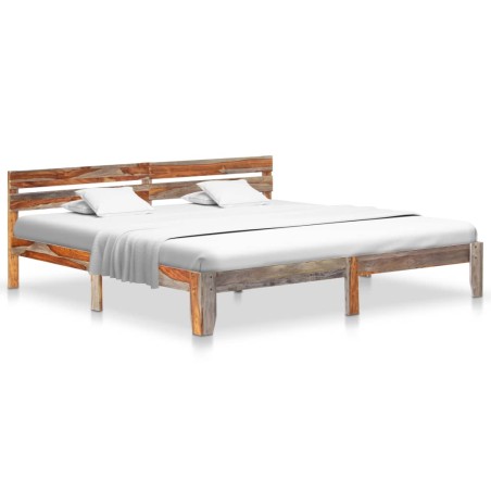 vidaXL Giroletto in Legno Massello di Sheesham 200x200 cm