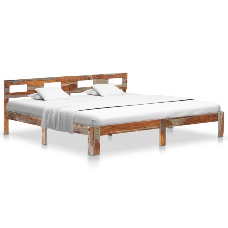 vidaXL Giroletto in Legno Massello di Sheesham 200x200 cm