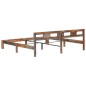 vidaXL Giroletto in Legno Massello di Sheesham 200x200 cm vidaXL Giroletto in Legno Massello di Sheesham 200x200 cm