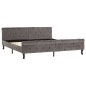 vidaXL Giroletto Grigio in Velluto 180x200 cm vidaXL Giroletto Grigio in Velluto 180x200 cm