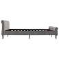 vidaXL Giroletto Grigio in Velluto 180x200 cm vidaXL Giroletto Grigio in Velluto 180x200 cm