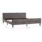 vidaXL Giroletto Grigio in Velluto 180x200 cm vidaXL Giroletto Grigio in Velluto 180x200 cm