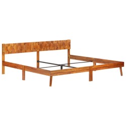 vidaXL Giroletto in Legno Massello di Sheesham 200x200 cm