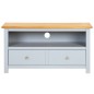 vidaXL Mobile TV 90x35x48 cm in Massello di Rovere vidaXL Mobile TV 90x35x48 cm in Massello di Rovere