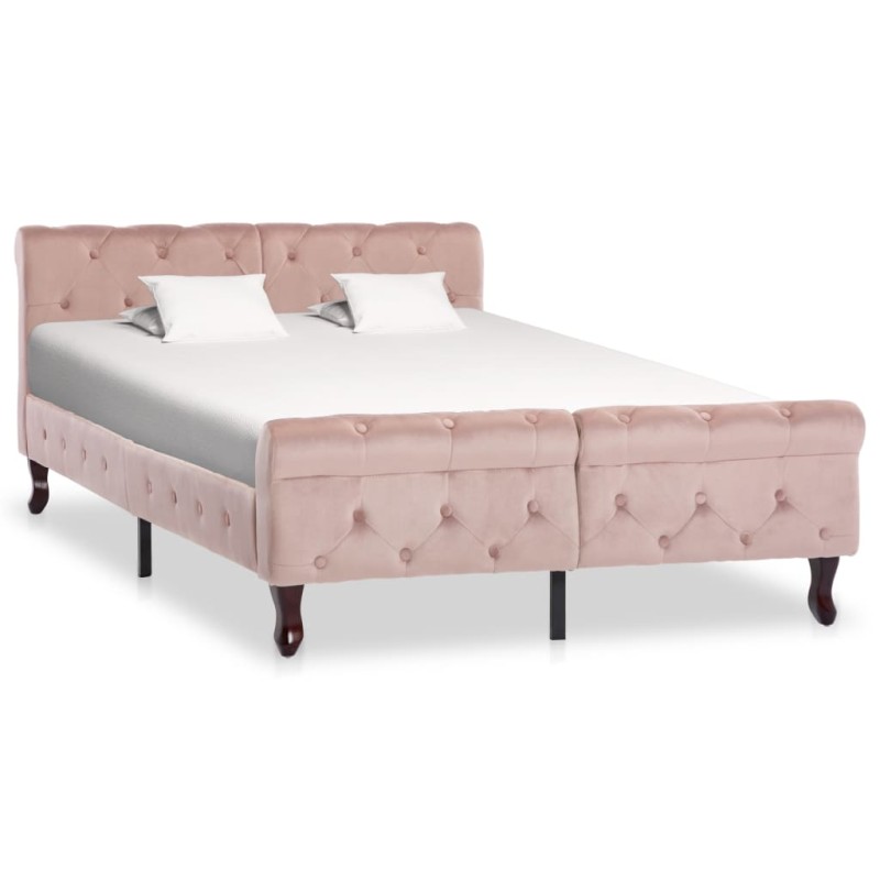 vidaXL Giroletto Rosa in Velluto 120x200 cm vidaXL Giroletto Rosa in Velluto 120x200 cm