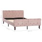 vidaXL Giroletto Rosa in Velluto 120x200 cm vidaXL Giroletto Rosa in Velluto 120x200 cm