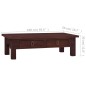 vidaXL Tavolino Salotto Marrone Classico 100x50x30 cm Legno di Mogano vidaXL Tavolino Salotto Marrone Classico 100x50x30 cm Legno di Mogano