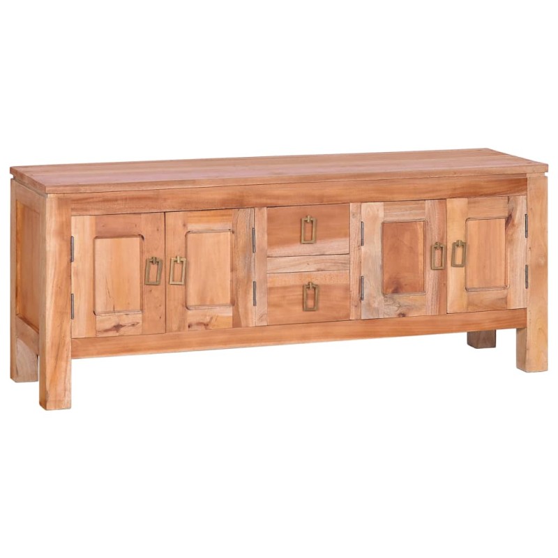 vidaXL Mobile Porta TV 110x30x45 cm in Legno Massello di Mogano vidaXL Mobile Porta TV 110x30x45 cm in Legno Massello di Mogano