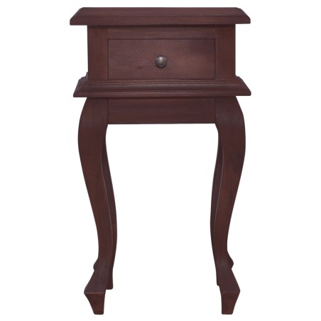 vidaXL Comodino Marrone Classico 35x30x60 cm in Legno di Mogano