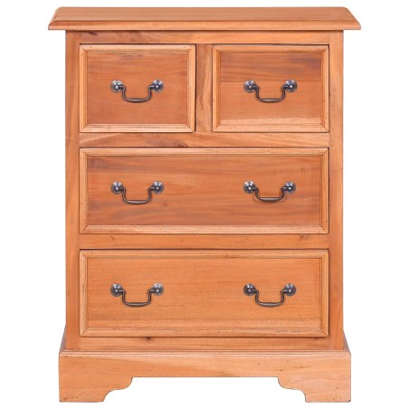 vidaXL Cassettiera in Legno Massello di Mogano