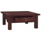 vidaXL Tavolino Salotto Marrone Classico 68x68x30 cm Legno di Mogano vidaXL Tavolino Salotto Marrone Classico 68x68x30 cm Legno di Mogano
