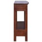 vidaXL Tavolo Consolle Marrone Classico 120x30x75cm Massello di Mogano