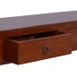 vidaXL Tavolo Consolle Marrone Classico 120x30x75cm Massello di Mogano