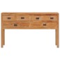 vidaXL Credenza 125x30x75 cm in Legno Massello di Teak vidaXL Credenza 125x30x75 cm in Legno Massello di Teak