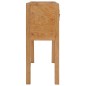vidaXL Credenza 125x30x75 cm in Legno Massello di Teak vidaXL Credenza 125x30x75 cm in Legno Massello di Teak